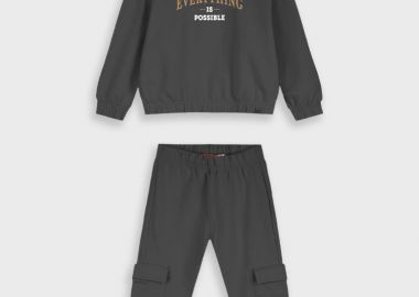 Φούτερ φόρμα με τύπωμα | ΜΑΥΡΟ - Energiers - 